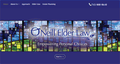 Desktop Screenshot of oneillelderlaw.com
